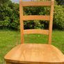 High back timber chairs solid wood heavy Image 4