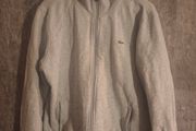 Lacoste Grey Full Zip Fleece Jacket Premium Quality, Excellent Condition