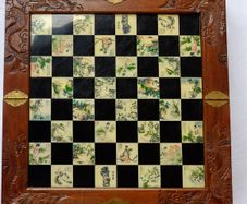 Vintage Japanese Chess Set