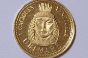 Venezuela Cacique Urimare Gold Coin 1955