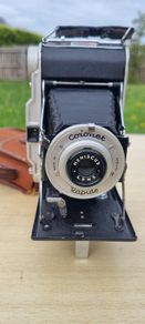 Coronet Rapide vintage 120 film folding camera with Meniscus lens