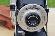 Coronet Rapide vintage 120 film folding camera with Meniscus lens