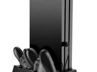 main image for ad New PS4 Dual Controller Charger Console Vertical Docking Cooling Fan Stand #1380