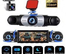 4 lense dash cam with 32gb memory card