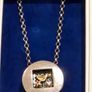 Alan Ardiff Early Bird.925 Sterling Silver 18k Yellow & Rose Gold Kinetic Bird Necklace Image 4