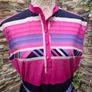 Vintage 70s pink striped A-line dress size S/M Postage included Image 8