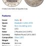 Malta 1972 Silver 2 Pounds Liri Beautiful Uncirculated Image 5