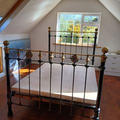 cast iron bed