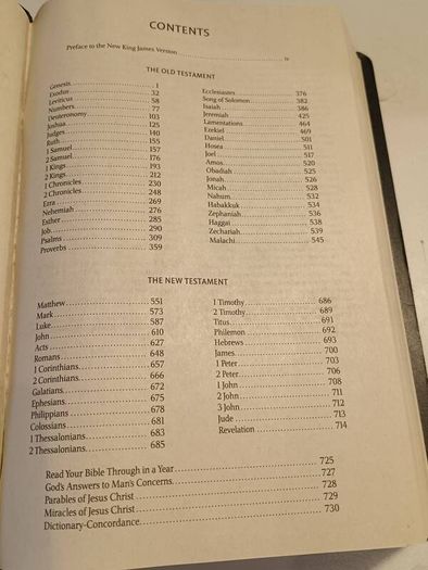 Mint Large New King James Holy Bible (copyright 1982)