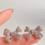 Sumiyaki Diamante Bow Ear Cuff (Left and Right) Image 2