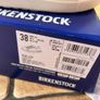 Birkenstock Brand New Bend Low Sandcastle Suede Leather Shoes Size 38 Image 2