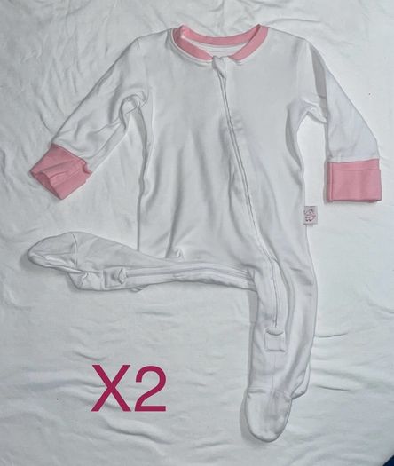 Zipzee Gro by Jenny McCarthy (sleepsuit) x2