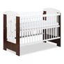 Furniture set- toddlers bed, cot bed, chest of drawers, changing table, wardrobe, tall shelf, wall shelf. Image 3