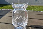 Vintage Waterford Crystal Footed Preserve Jar