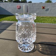 Vintage Waterford Crystal Footed Preserve Jar
