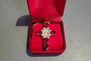 Beautiful virgin mary cross necklace