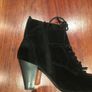 M&S black suede effect boots size 5.5 Image 3
