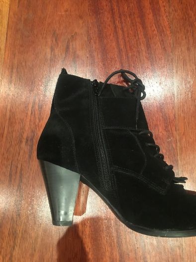 M&S black suede effect boots size 5.5
