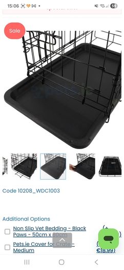 Medium sized dog crate