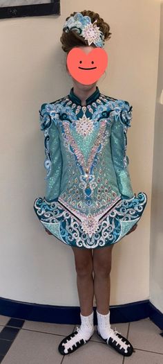 Irish dancing dress by Calum Kelly designs