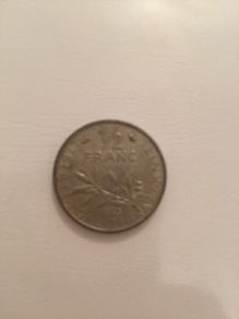 1965-1975 French 1/2 franc's