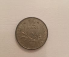 1965-1975 French 1/2 franc's