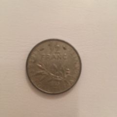 1965-1975 French 1/2 franc's
