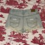 Abercrombie and Fitch denim shorts with diamantes Image 3
