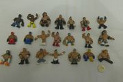 WWE Rumblers Figure Lot of 21 Mattel Mini 2 inch Wrestlers Cena Mysterio CM Punk Rock