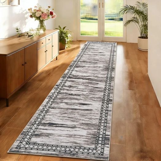 Hallway Runner Rug 65x300cm Carpet Runners for Hallways Non Slip Long Taupe Runner Rugs for Hallway Entryway Bedroom Laundry Living Room Kitchen