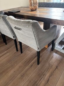 Dining room chairs & bench