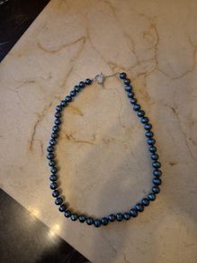 Tahitian black pearl necklace