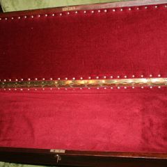 Antique A 19th century wooden Shotgun Case 36" x 12"