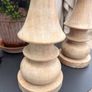 Wood candle holders 40x12cm Image 2