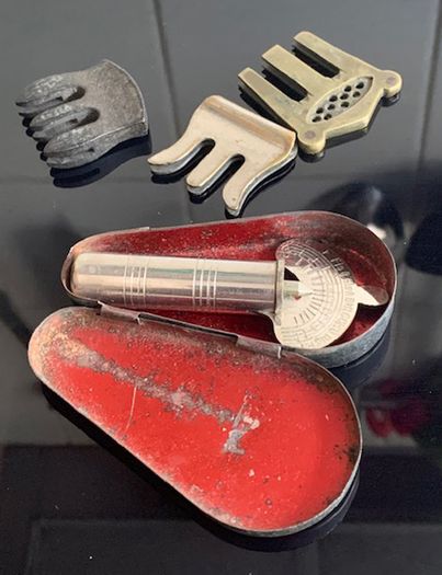 Vintage Violin Tuner and Mutes