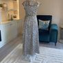Ladies Cream and Black Polka Dot Wrap Dress from Mango Image 9