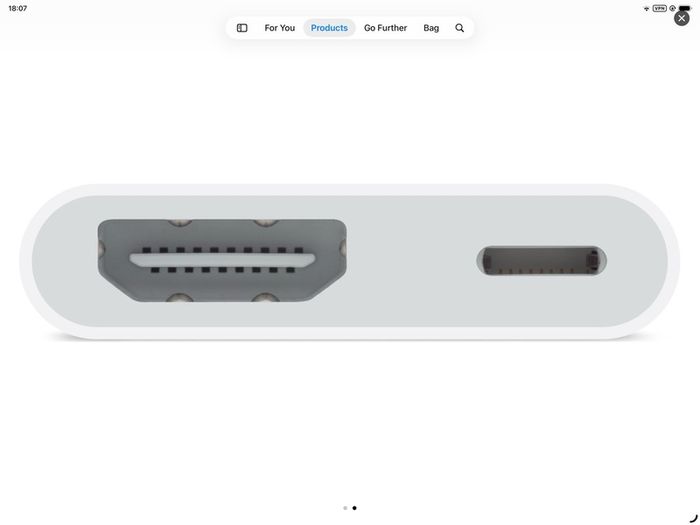 Apple Lightning to Digital AV Adapter