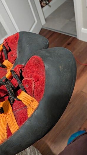 red chili climbing shoes