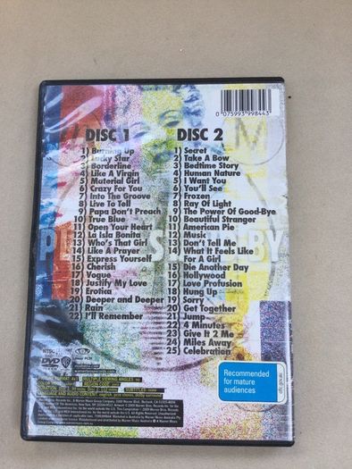 Madonna celebration 2 disc dvd set hits kylie videos rare