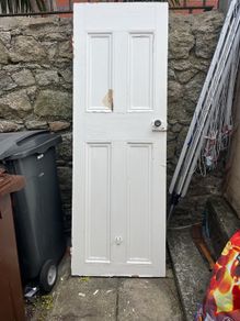 Victorian wooden original door