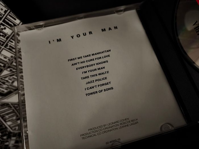 Leonard Cohen ! I'm Your Man ! CD ! 1988 !