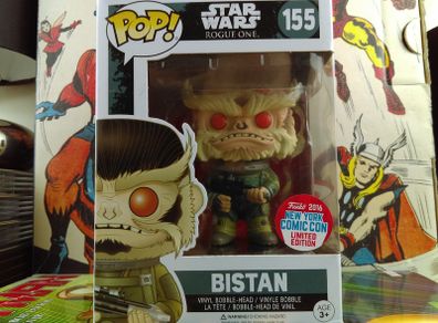 Bistan ! Star Wars ! Limited Edition - New York Comic Con Exclusive 2016 ! Funko POP Vinyl Bobble-Head ! 155 !