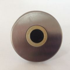 Bell push circular polished stainless steel