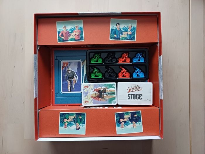 Flamme Rouge Family Bicycle Racing Strategy Board Game 2016