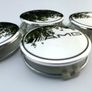 4x AMG SILVER Mercedes Benz 75mm Alloy Wheel Center Caps cap Hub Cover  E S C S CLK 75 Image 7
