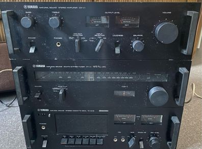 Yamaha HiFi Amplifier CA-VI, Tape Deck TC-511B, Tuner CT-VI