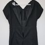 Buttercups Beauty uniform for college Bife Black Salon Tunic with Waist Tie, Size 12 (M) Premium Irish Workwear Image 4