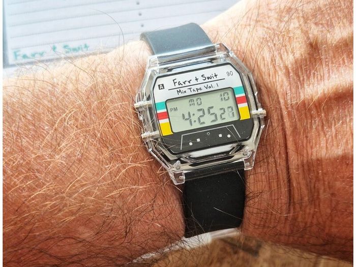 Farr & Swit Retro Mixed Tape watch