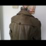 Leather Trench Size Uk 14 Image 8
