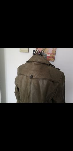 Leather Trench Size Uk 14